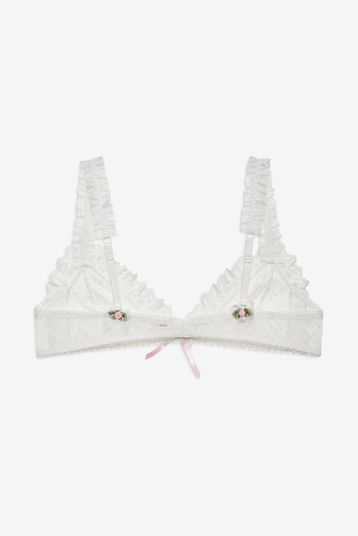 Layered Lace Bralette White - For Love & Lemons