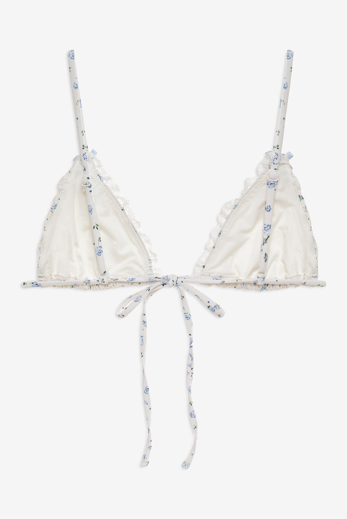 Sail Away Triangle Bikini Top Vintage Cream - For Love & Lemons