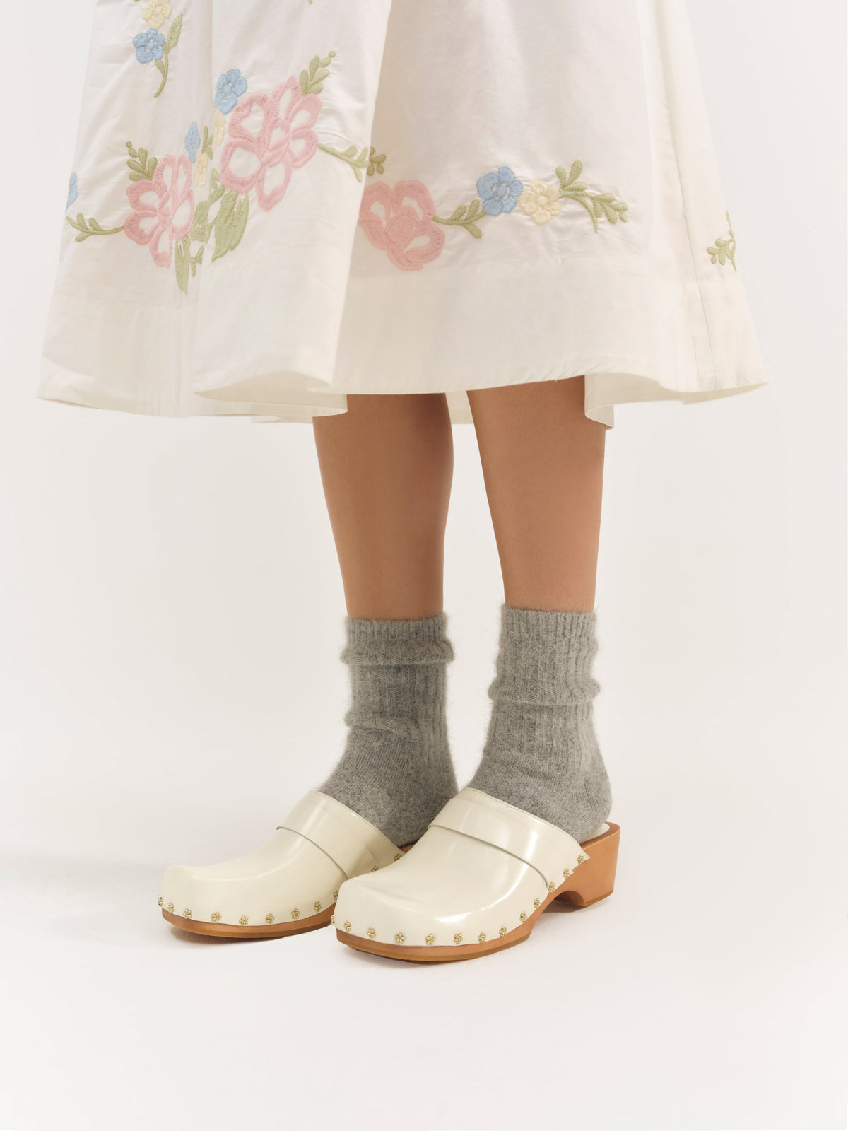 Adahlia Clog Cream - For Love & Lemons