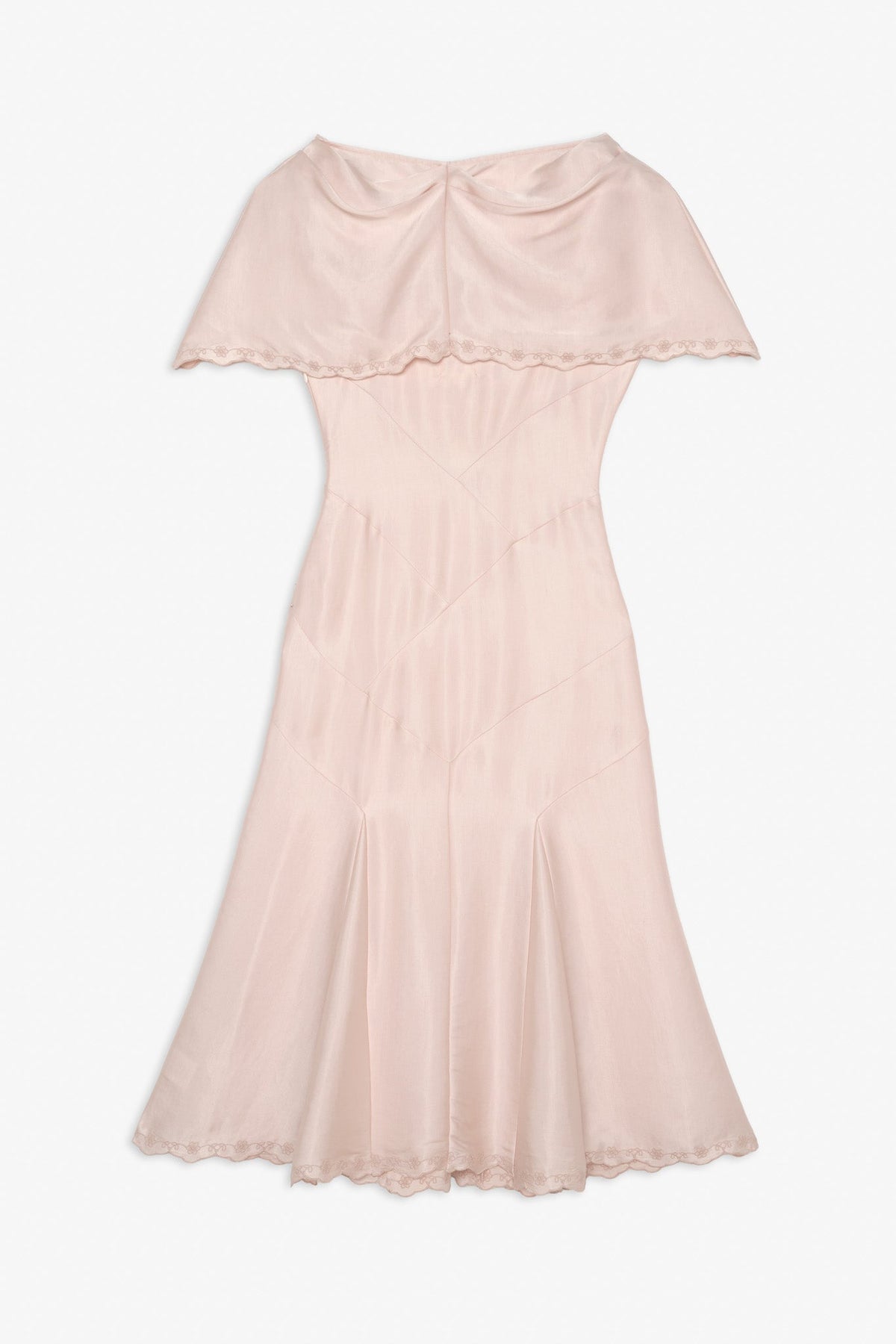 Luna Midi Dress Pale Pink - For Love & Lemons