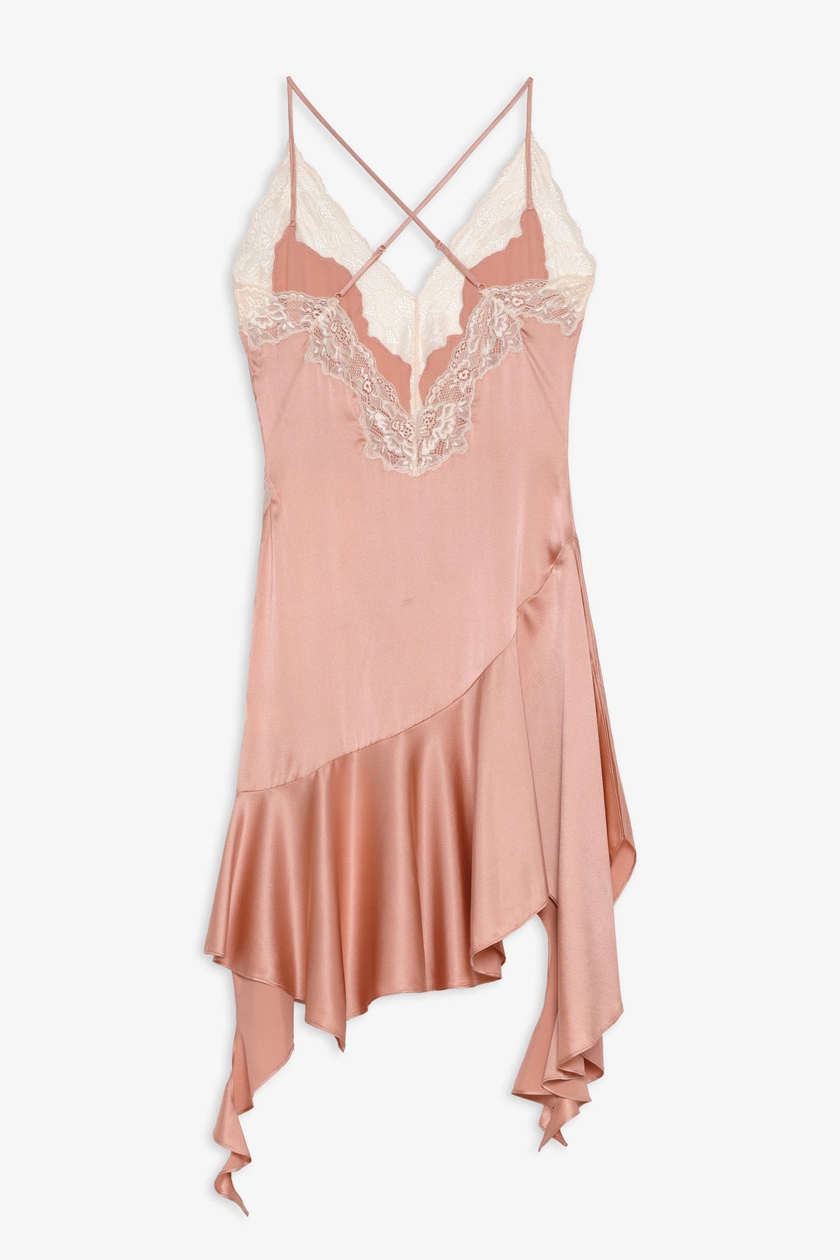 Lani Midi Dress Coral - For Love & Lemons