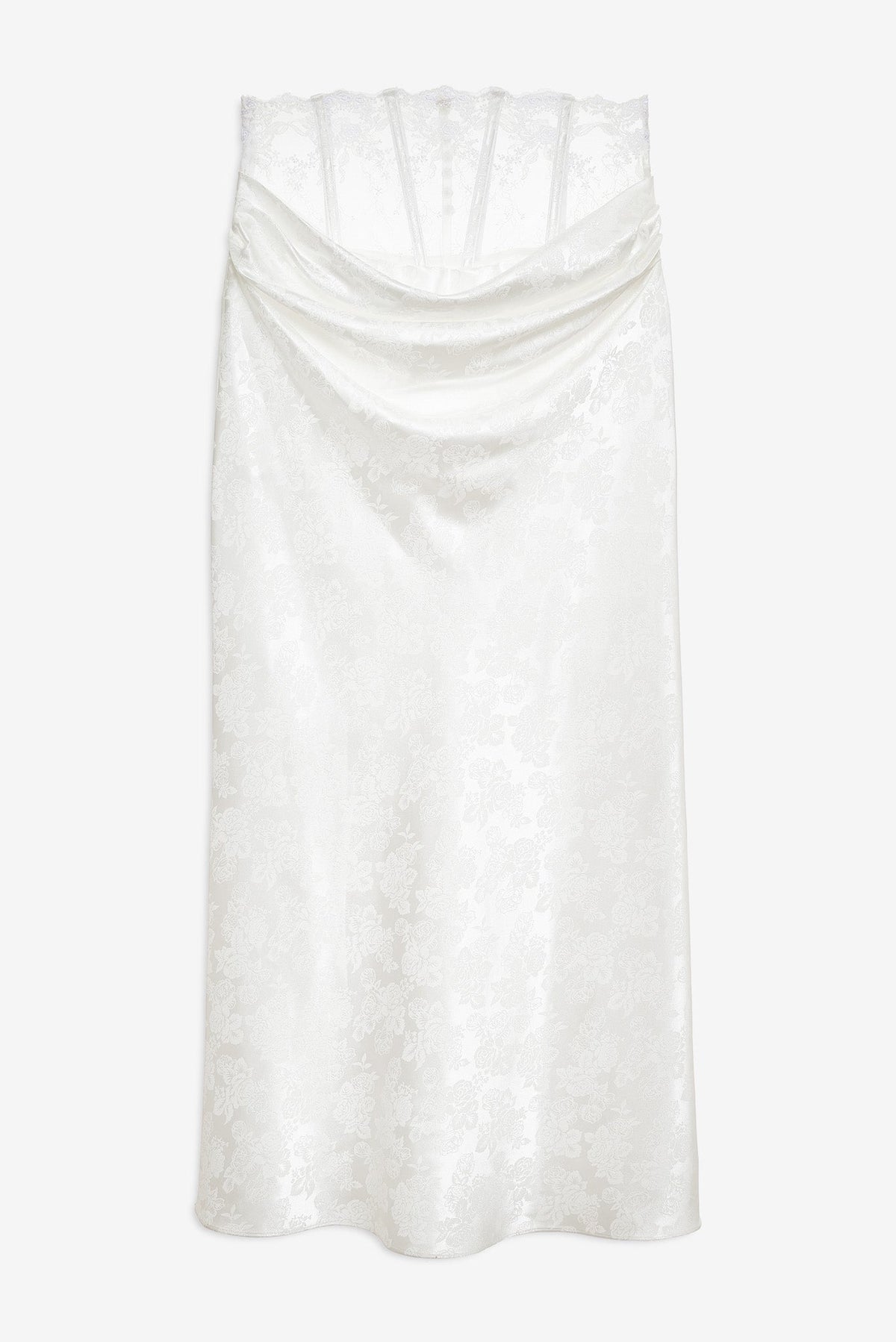 Rita Rose Maxi Skirt White - For Love & Lemons