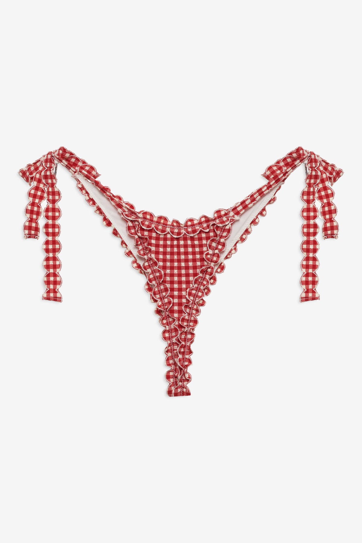 Alison Bikini Bottom Red - For Love & Lemons