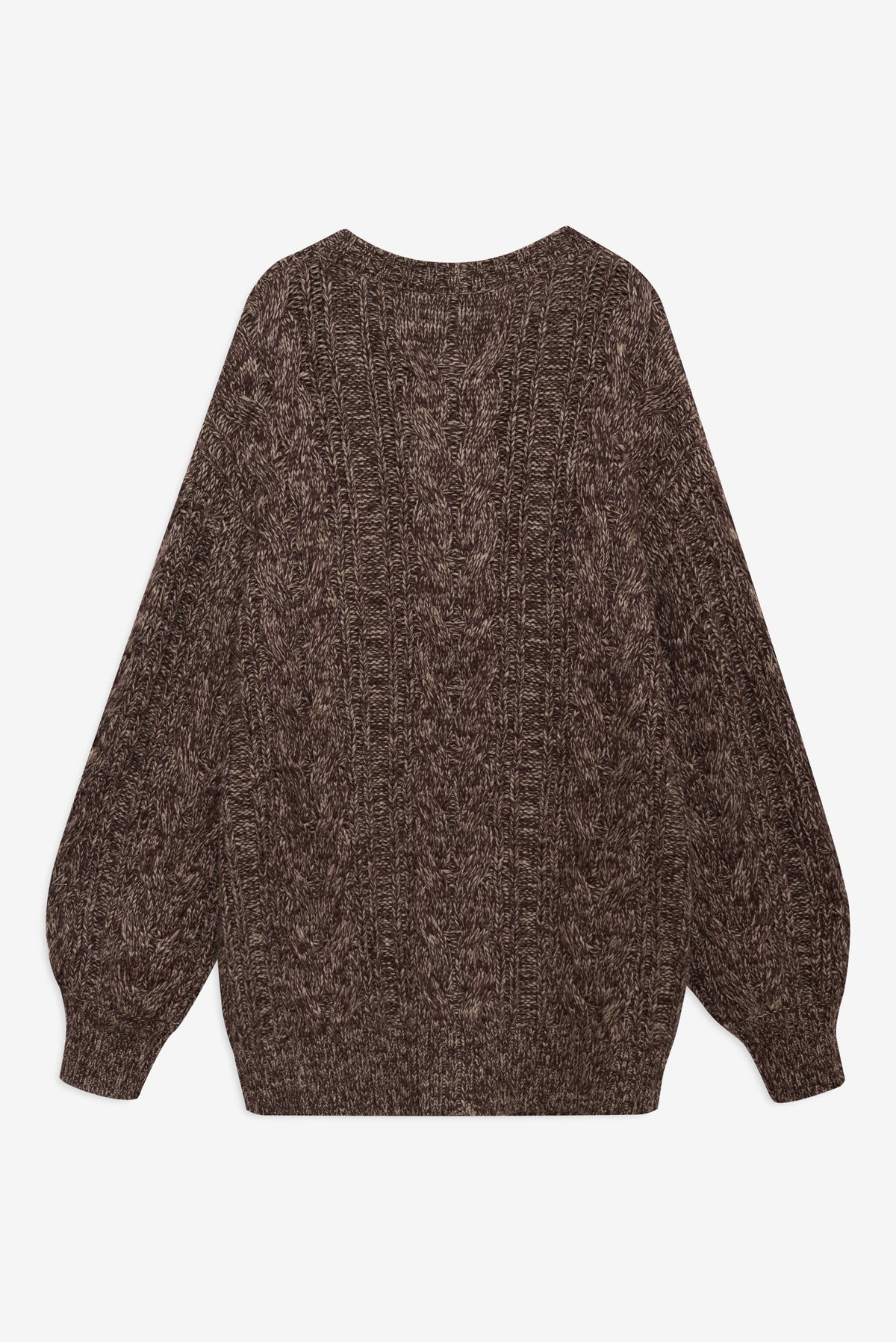 Nathalie Knit Oversized Cardigan Brown - For Love & Lemons
