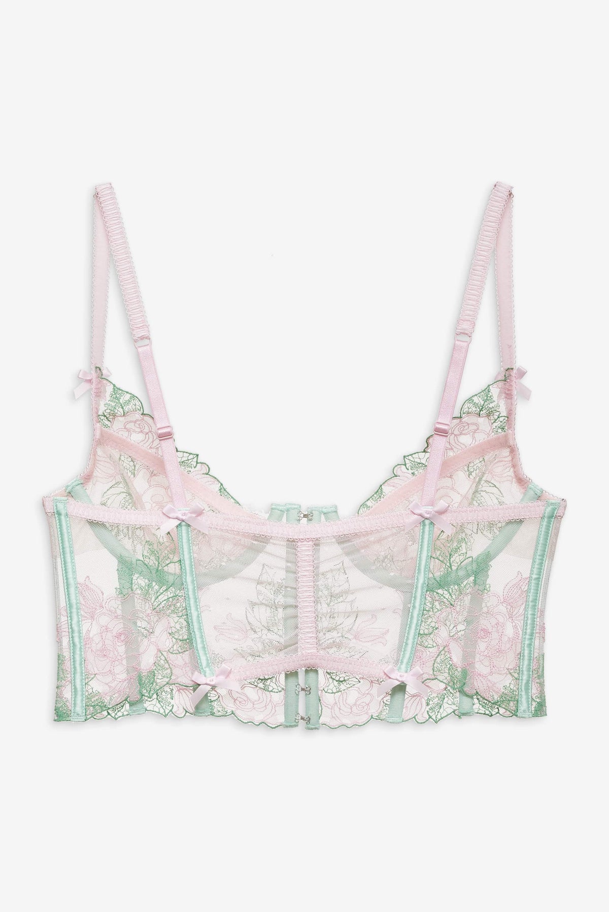 Love Story Bustier Green - For Love & Lemons