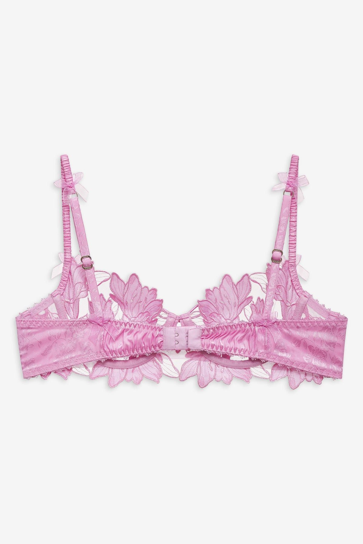 Maye Embroidered Underwire Bra Pink - For Love & Lemons
