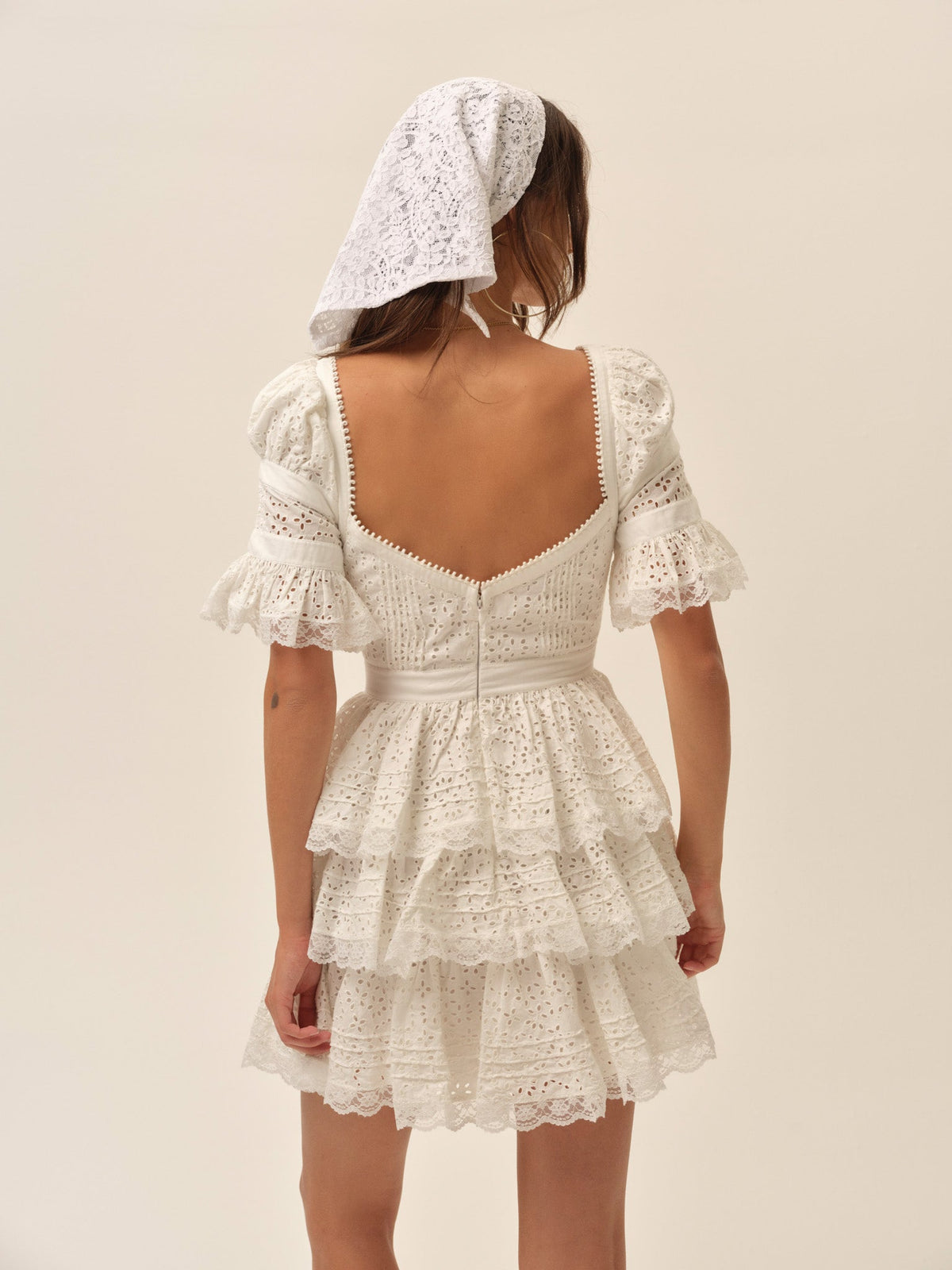 Willa Mini Dress White - For Love & Lemons