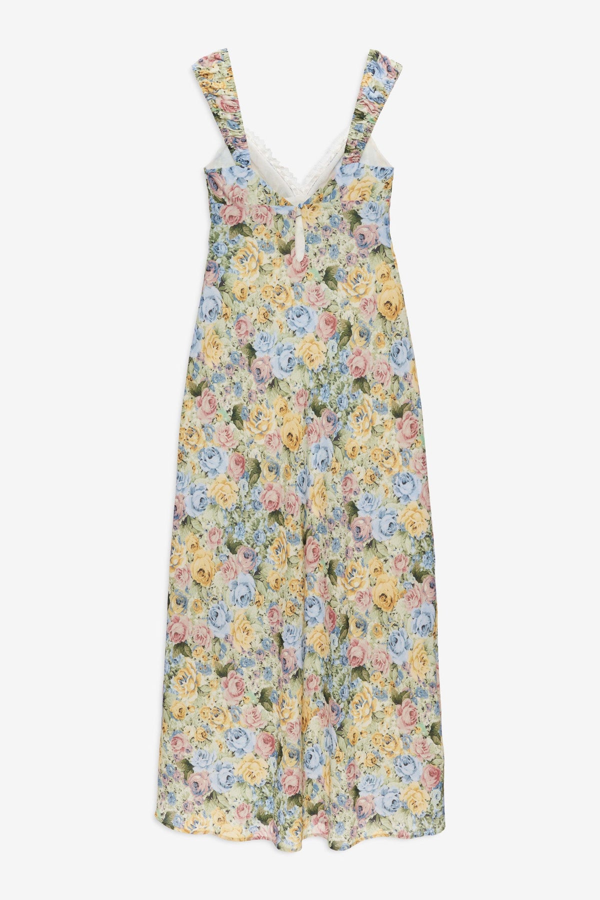 Emmaline Maxi Dress Yellow Blue - For Love & Lemons