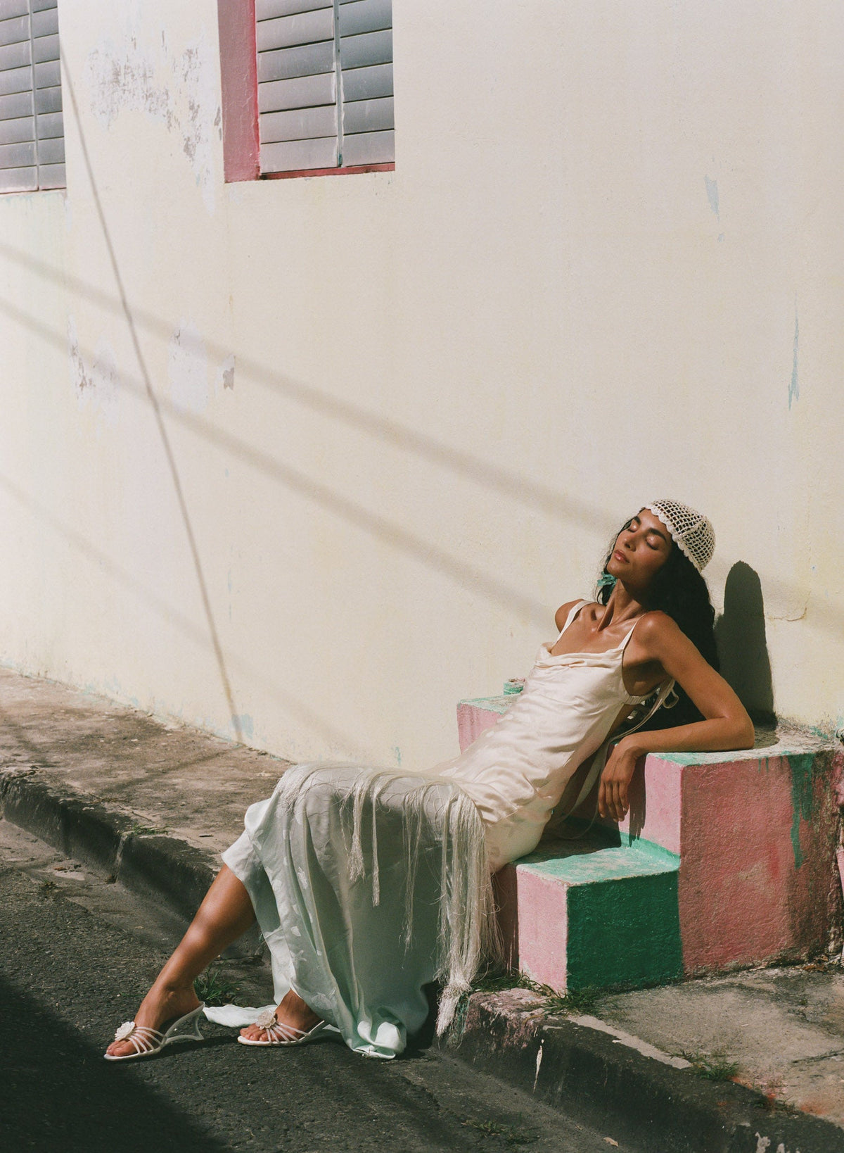 Andrea Maxi Dress Peach Mint - For Love & Lemons