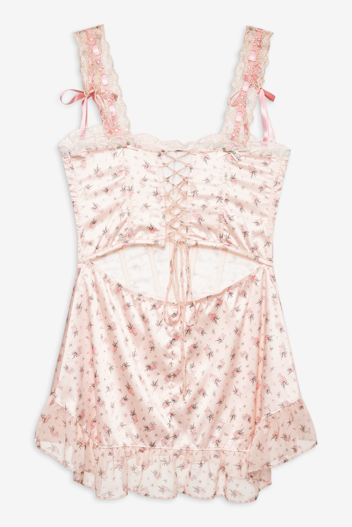 Peaches & Cream Slip Dress Peach - For Love & Lemons