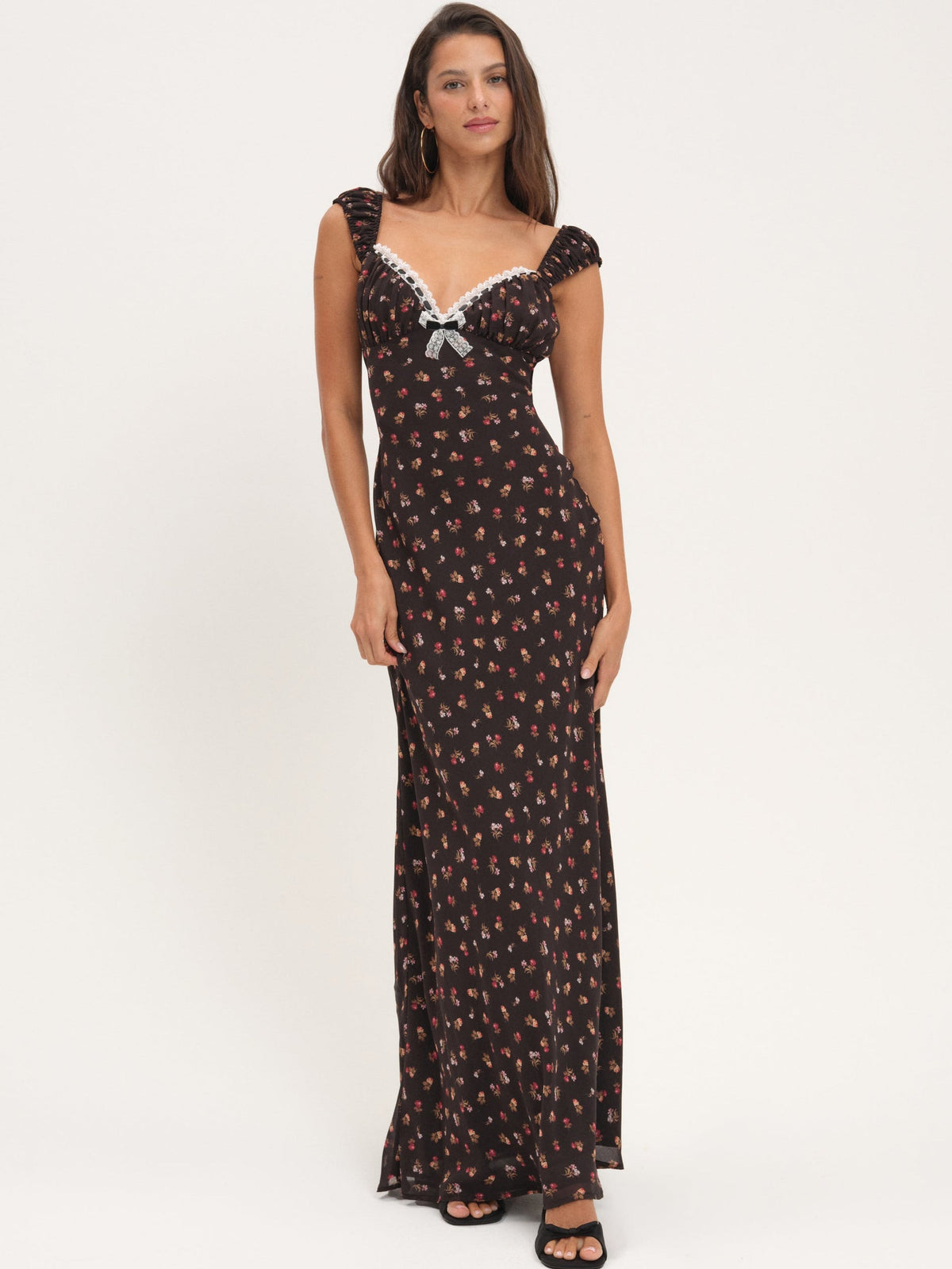 Emmaline Maxi Dress Black - For Love & Lemons