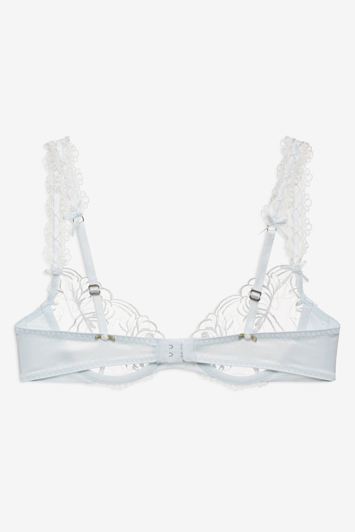 Shimmer Garden Underwire Bra Blue - For Love & Lemons