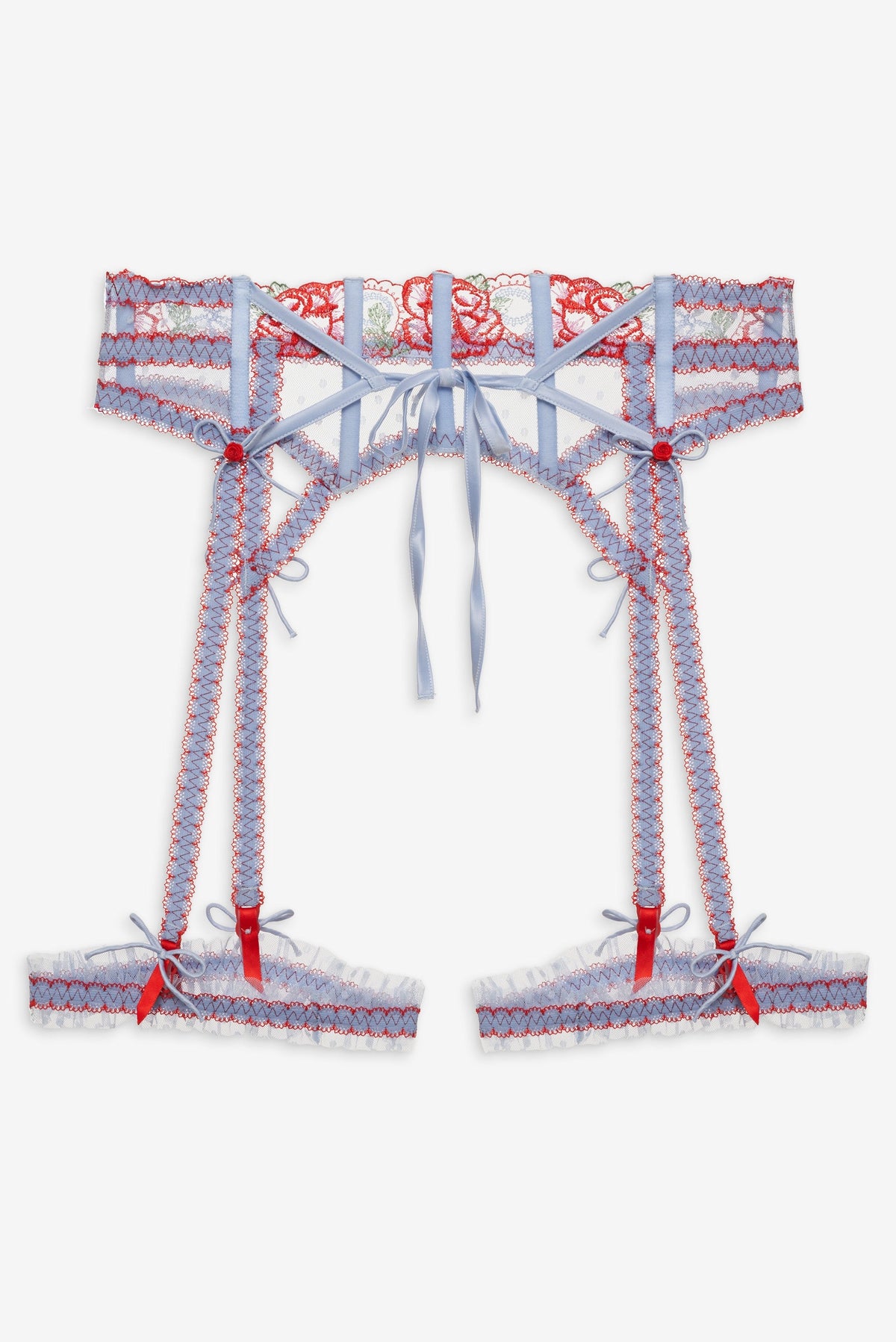 First Crush Garter Blue - For Love & Lemons