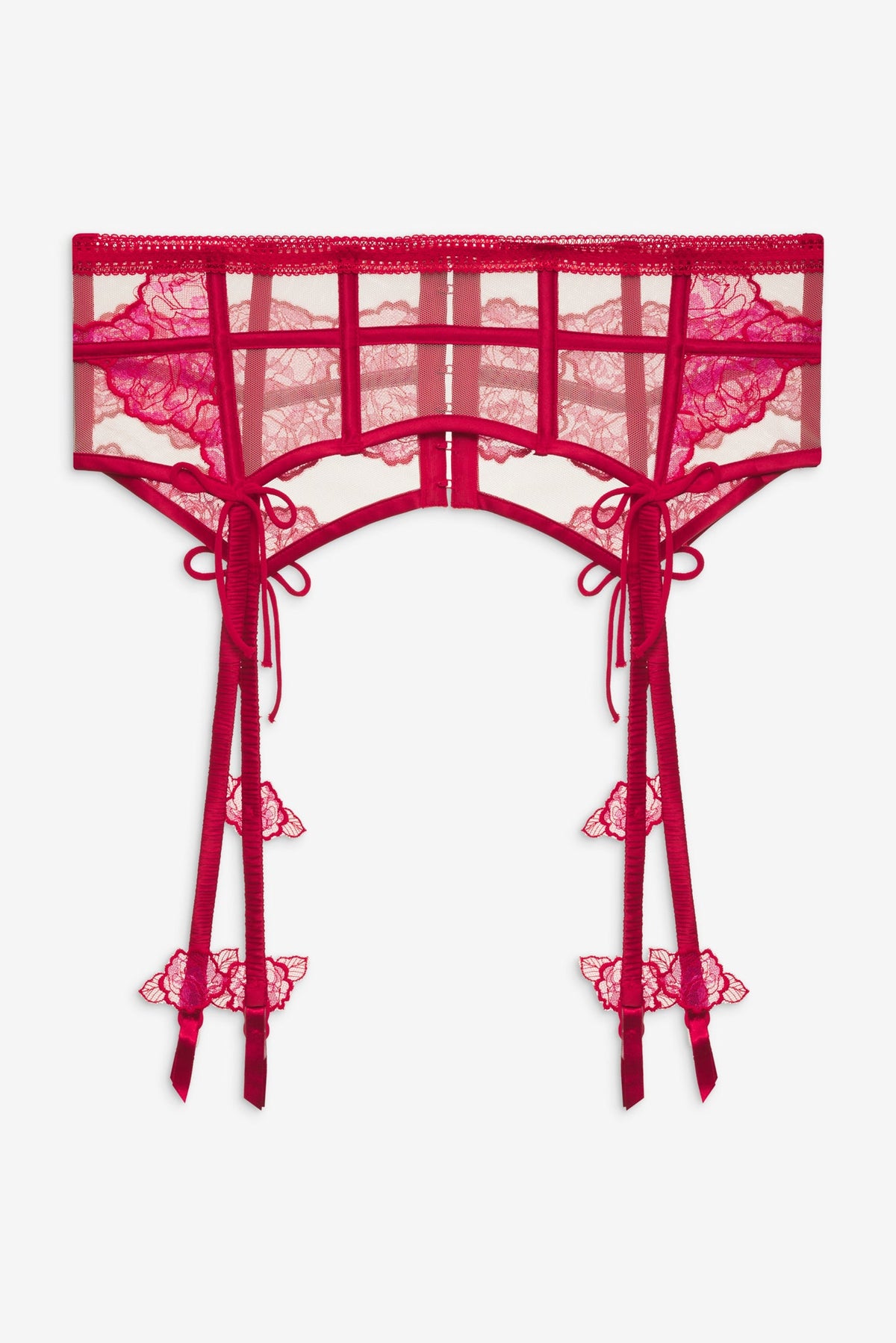 Cordelia Garter Belt Red - For Love & Lemons