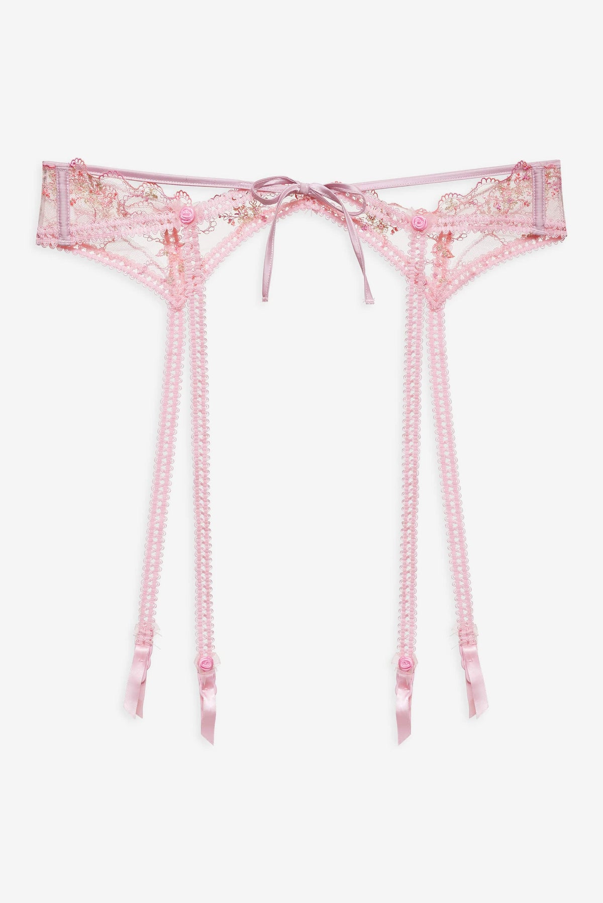 Dainty Daphne Garter Belt Pink - For Love & Lemons