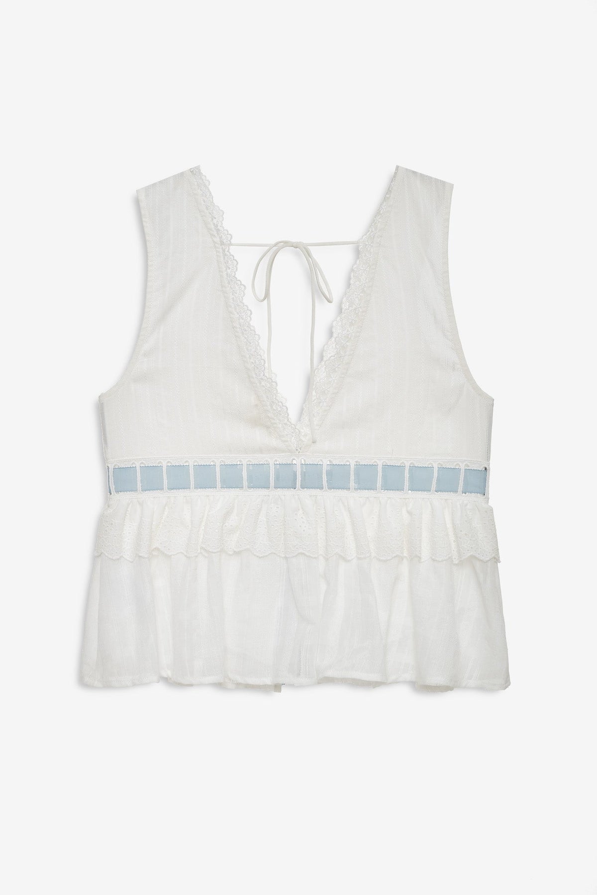 Jia Sleep Top White - For Love & Lemons
