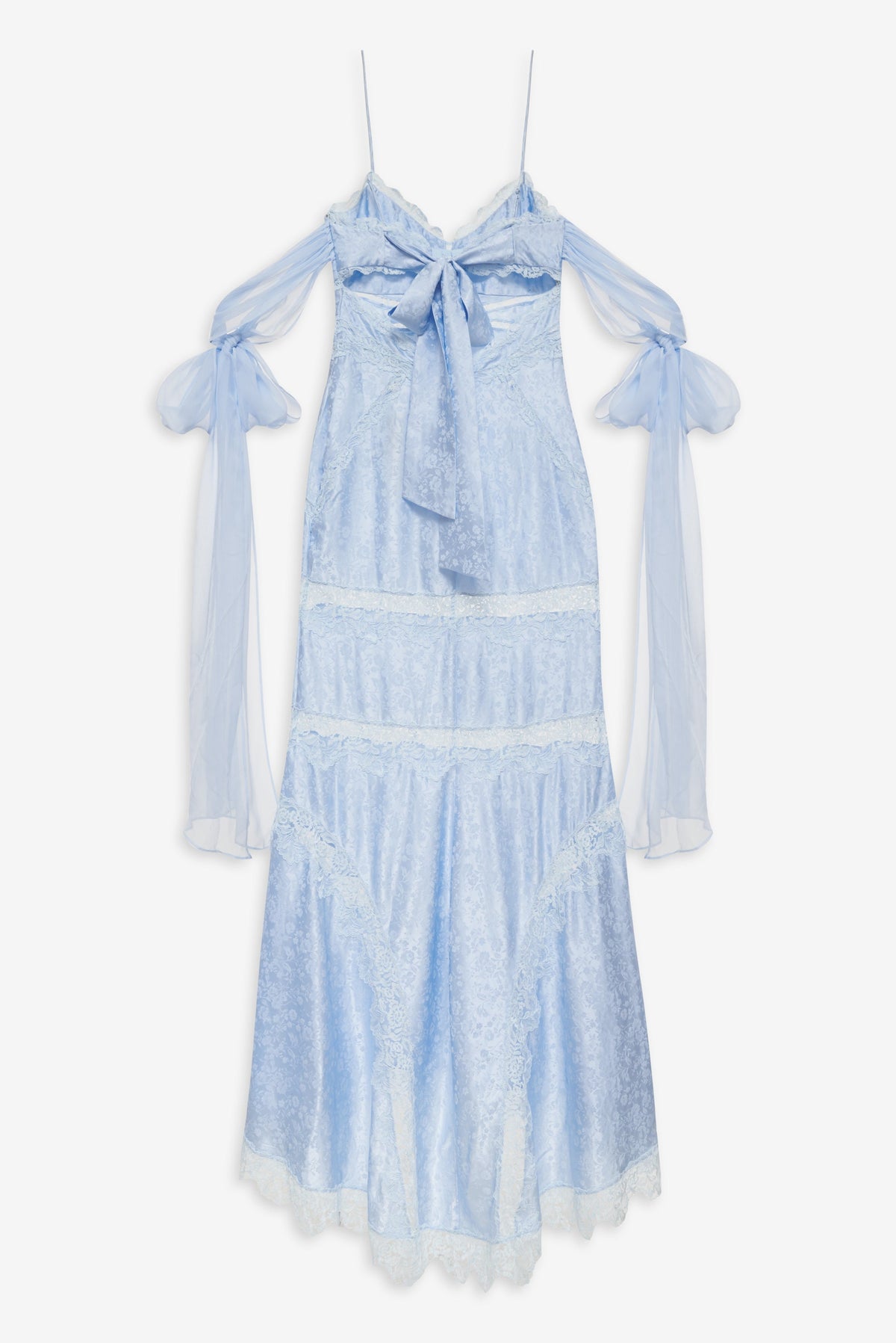 Rita Lace Gown Blue - For Love & Lemons