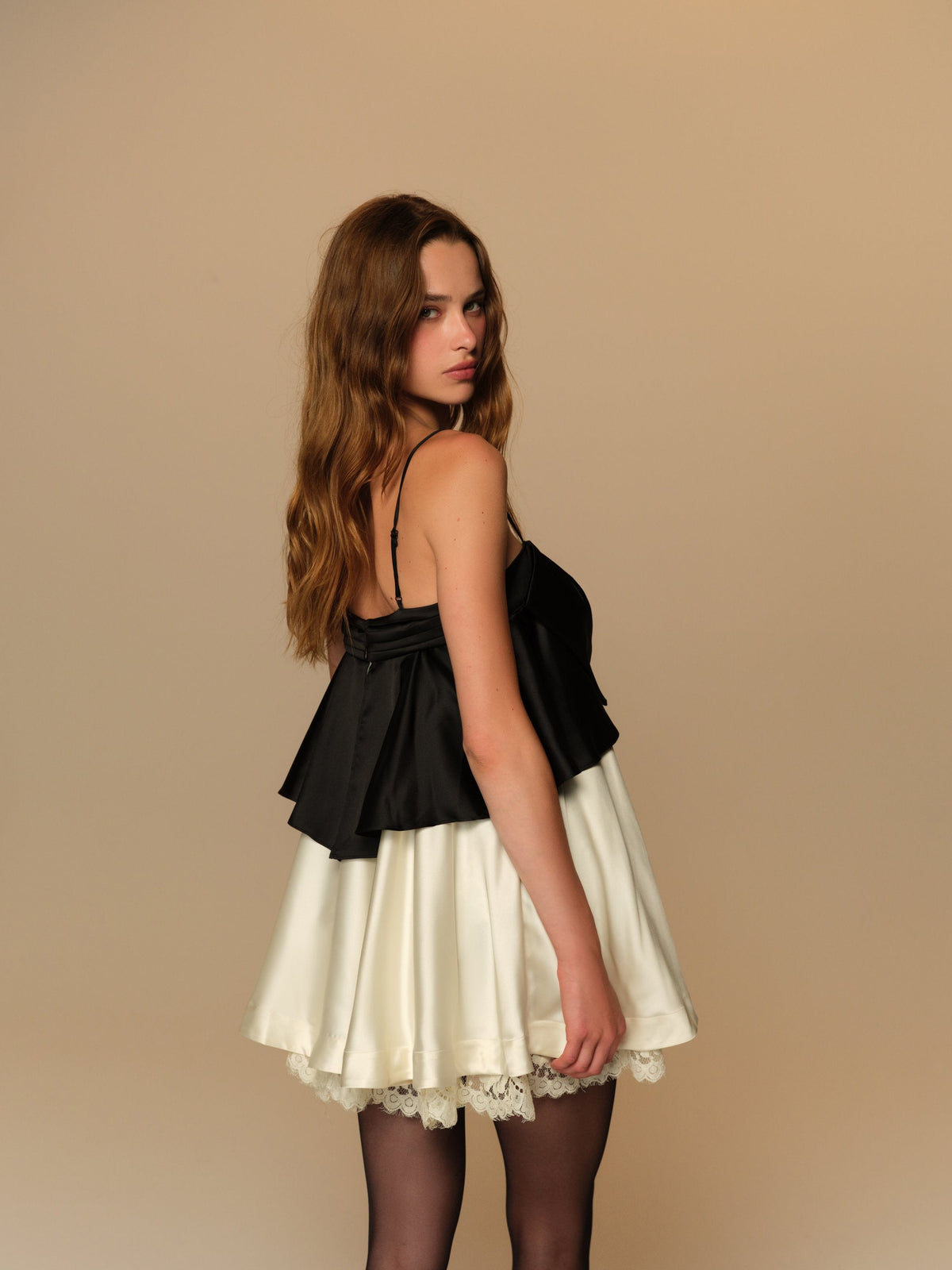 Elena Mini Dress Cream - For Love & Lemons