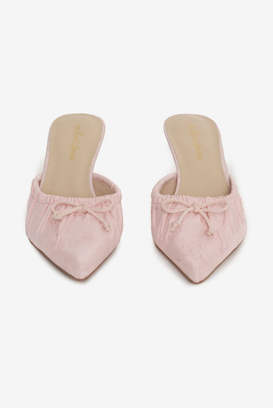 Colette Mule Heel Pink - For Love & Lemons