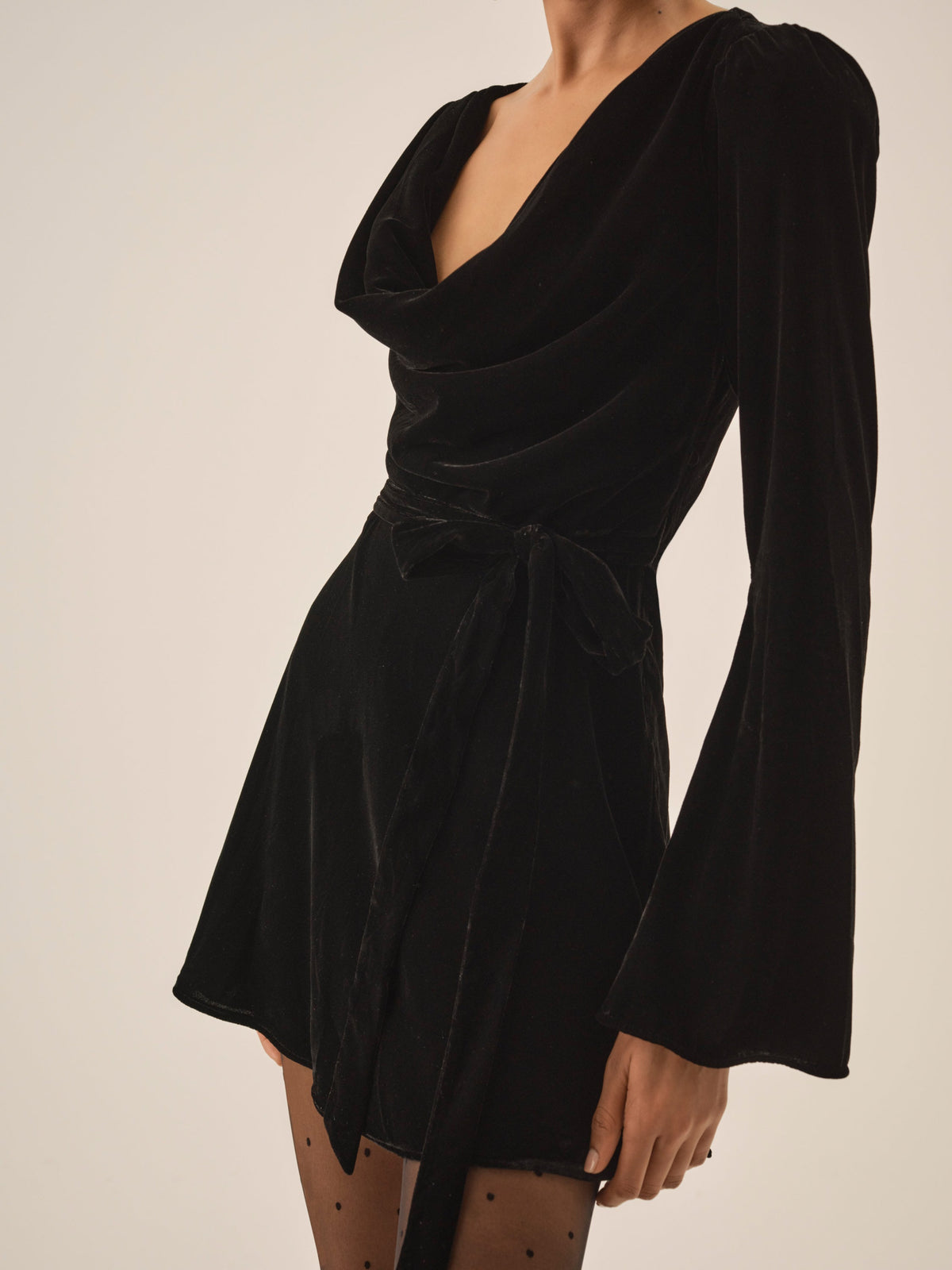 Lucinda Mini Dress Black - For Love & Lemons