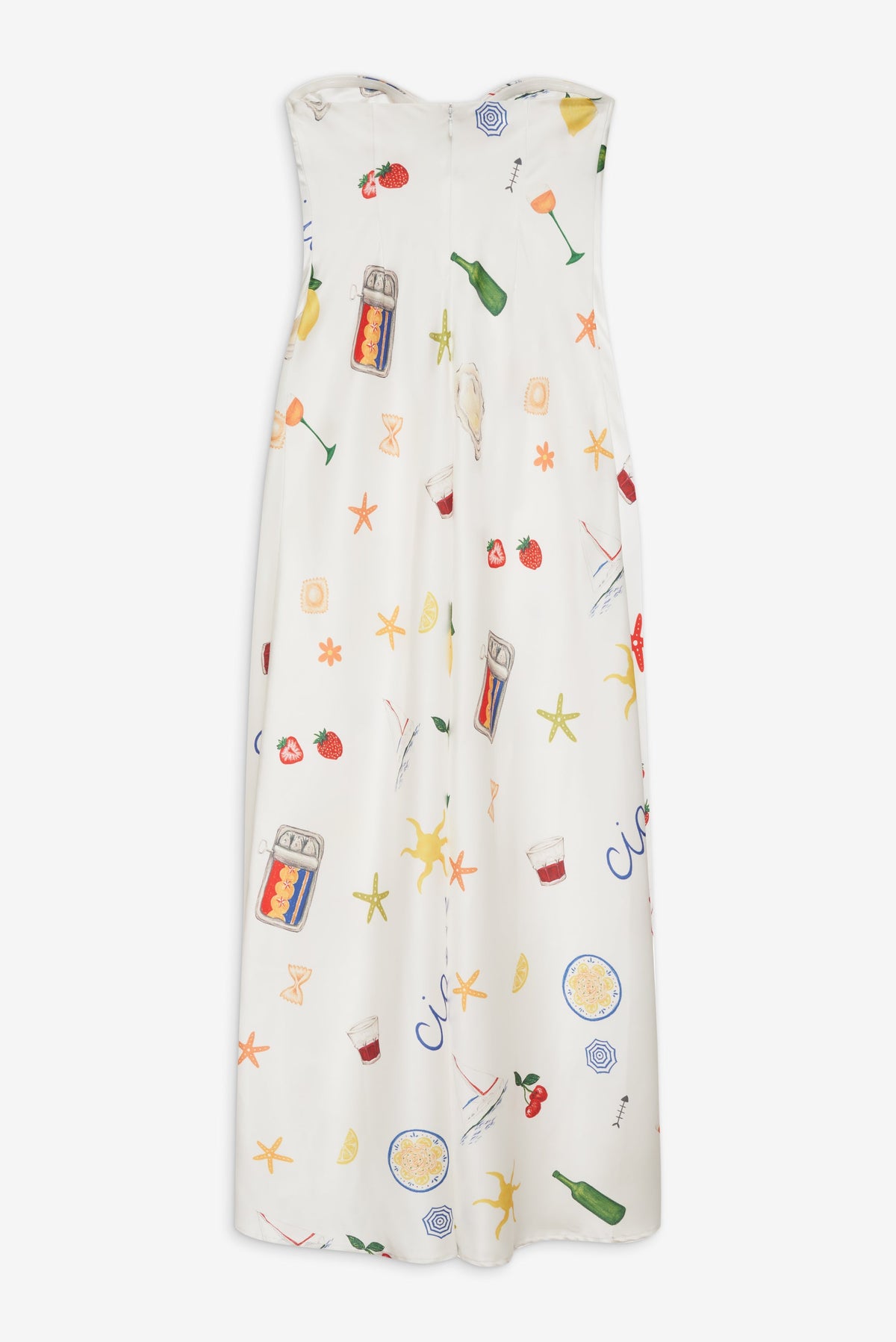 Carla Strapless Maxi Dress Multi - For Love & Lemons