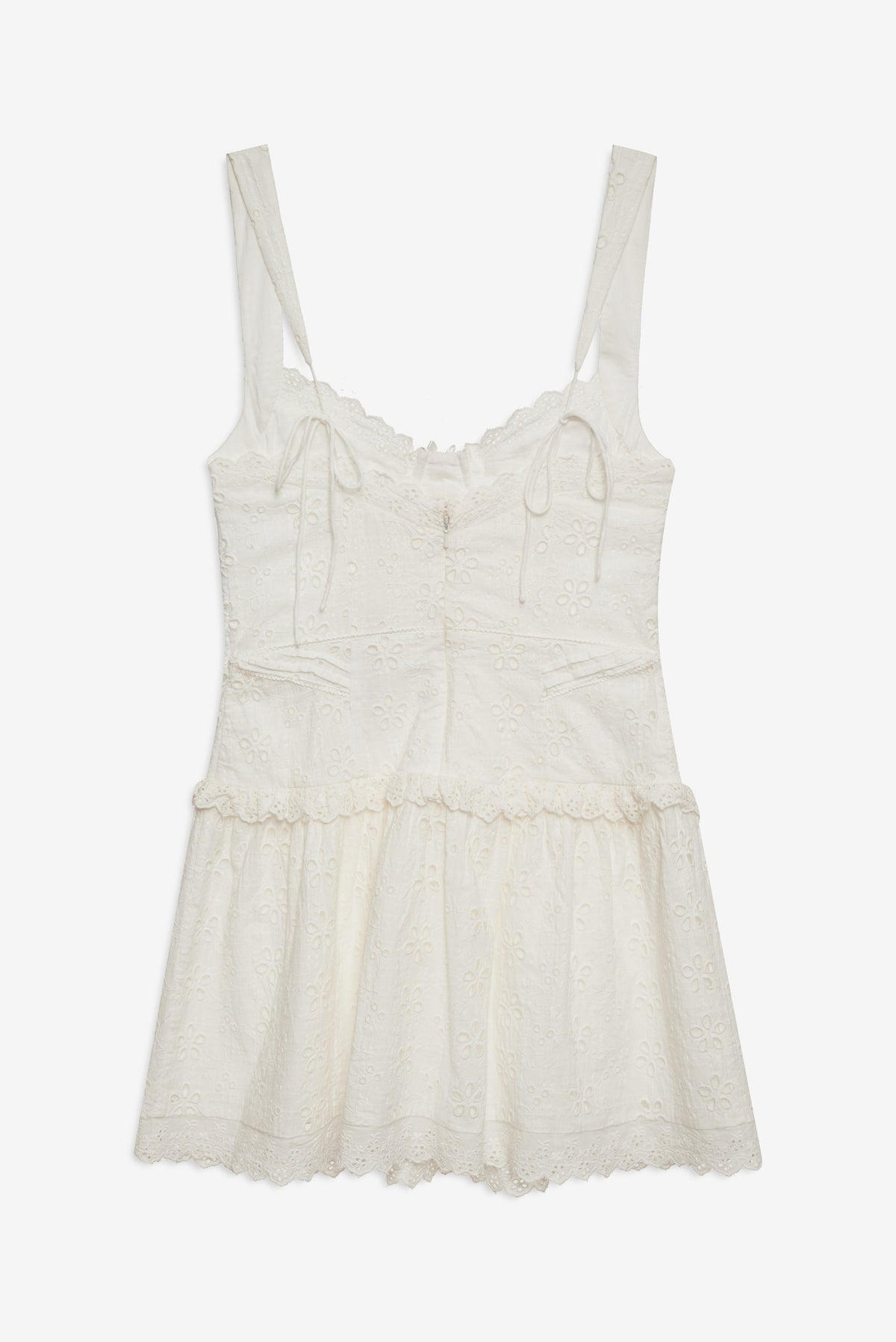 Dreamy Daisy Mini Dress White - For Love & Lemons