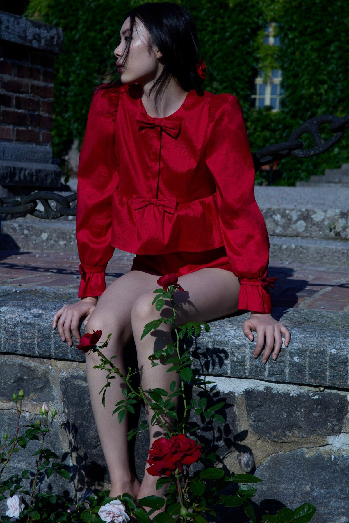 Lucia Top Red - For Love & Lemons