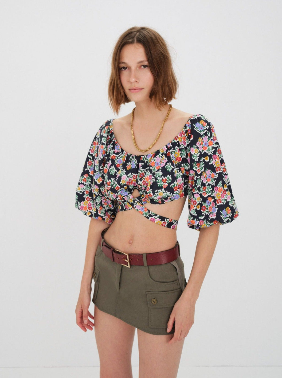 Tate Crop Top Multi - For Love & Lemons