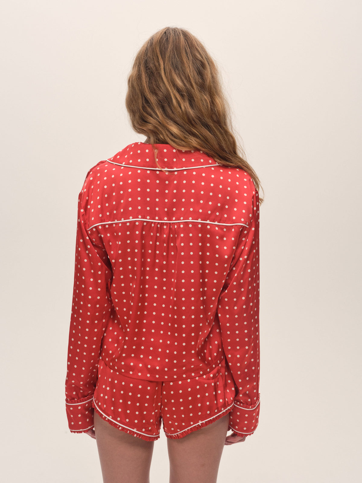 Lailah PJ Set Red - For Love & Lemons