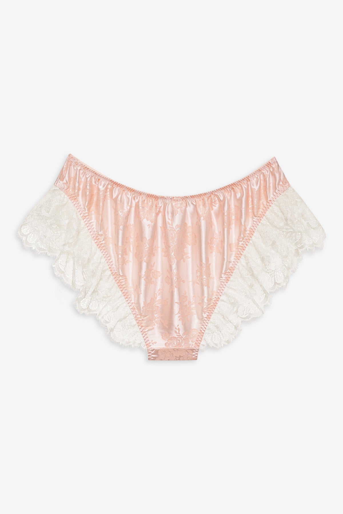 Audrey Jacquard Shorts Peach - For Love & Lemons