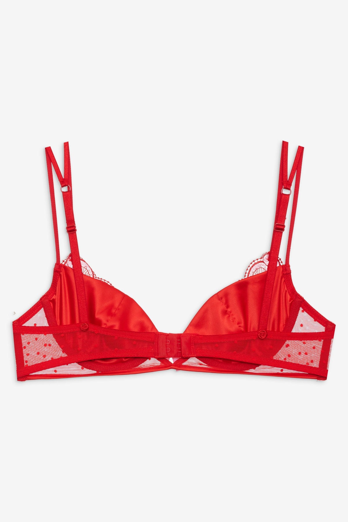 Heartbeat Underwire Bra Red - For Love & Lemons