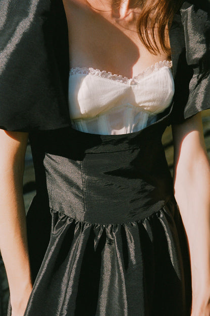 Valeria Midi Dress Black - For Love & Lemons