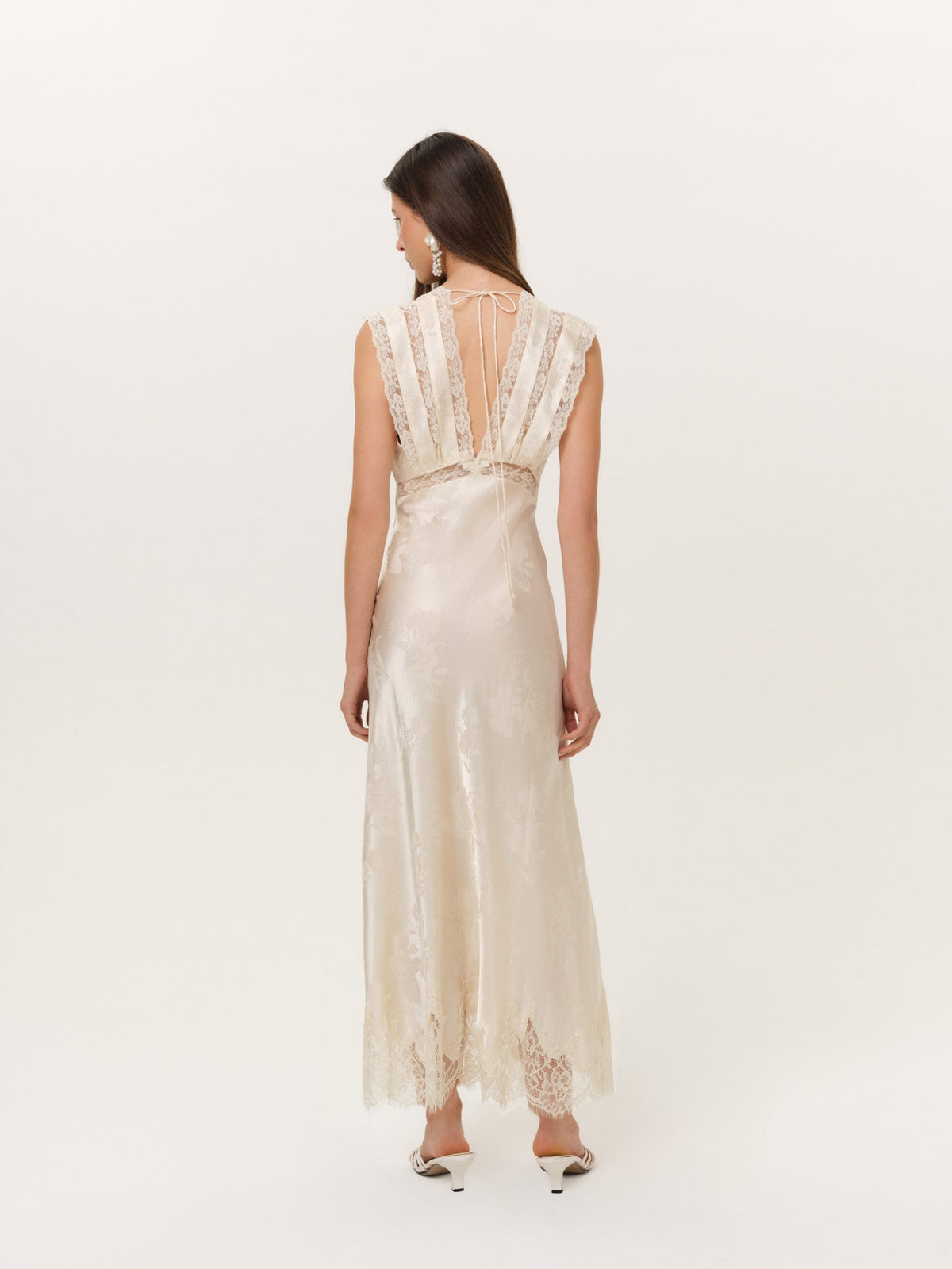 Adrift Maxi Dress Cream - For Love & Lemons