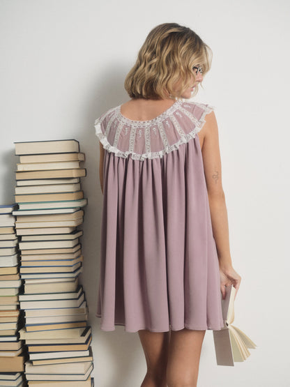 Marlo Slip Dress Plum - For Love & Lemons