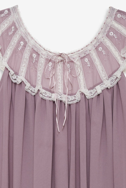Marlo Slip Dress Plum - For Love & Lemons