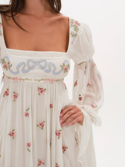 Julianne Maxi Dress Cream - For Love & Lemons