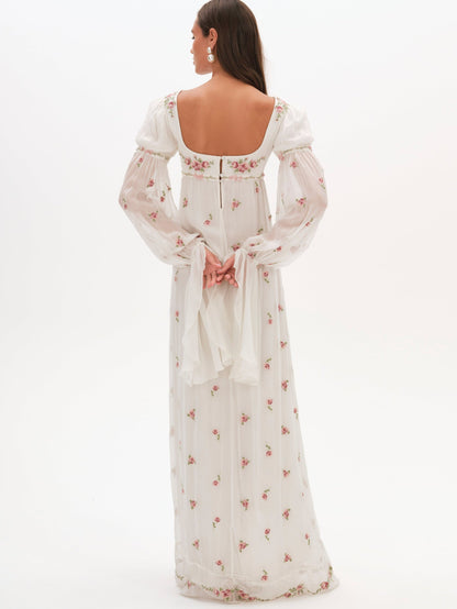 Julianne Maxi Dress Cream - For Love & Lemons