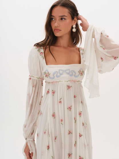 Julianne Maxi Dress Cream - For Love & Lemons