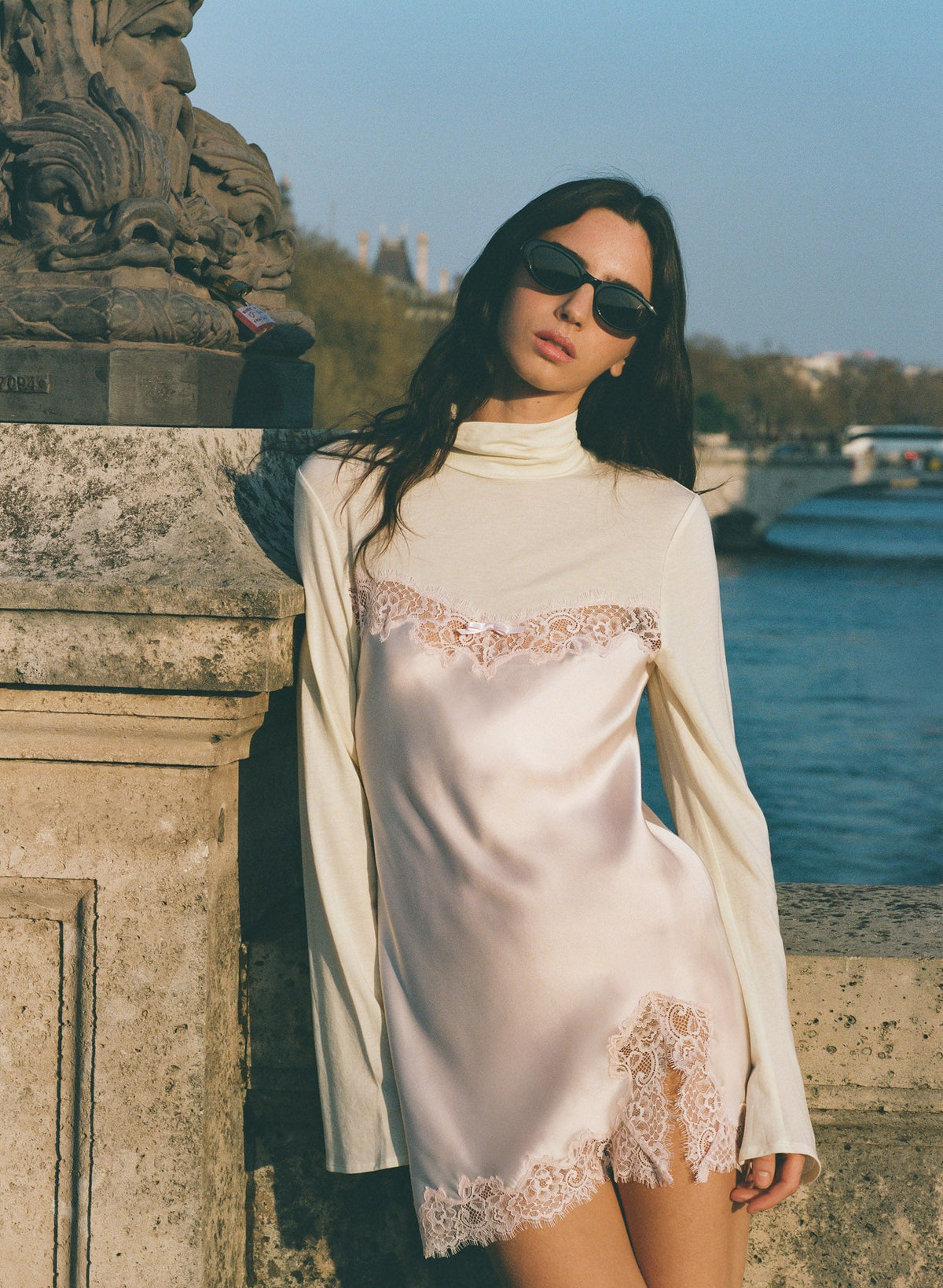Sydney Slip Dress Pink - For Love & Lemons