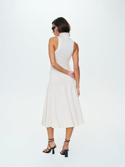 Rouzel Knit Midi Dress Cream - For Love & Lemons
