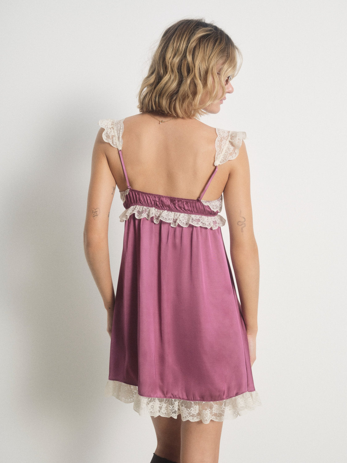 Serena Slip Dress Pink - For Love & Lemons