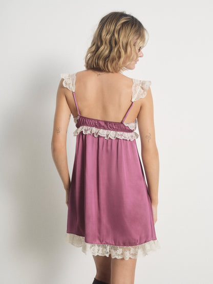 Serena Slip Dress Pink - For Love & Lemons