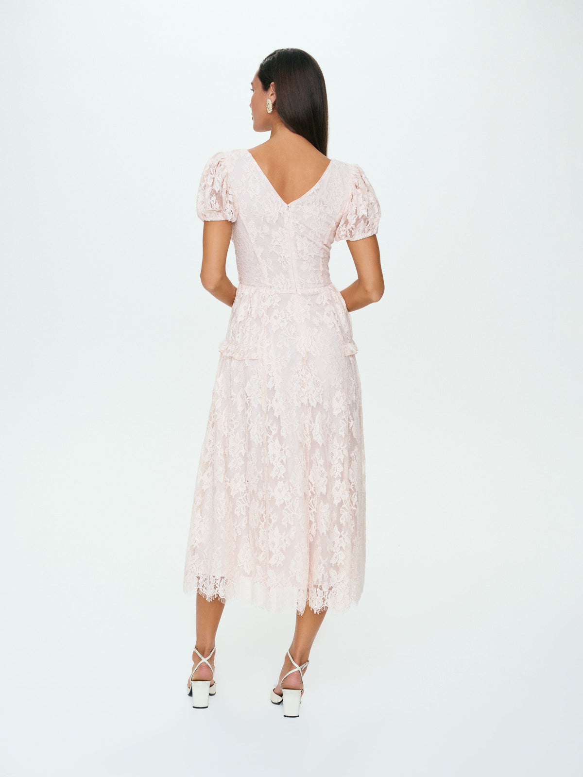 Rosa Midi Dress Pale Pink - For Love & Lemons