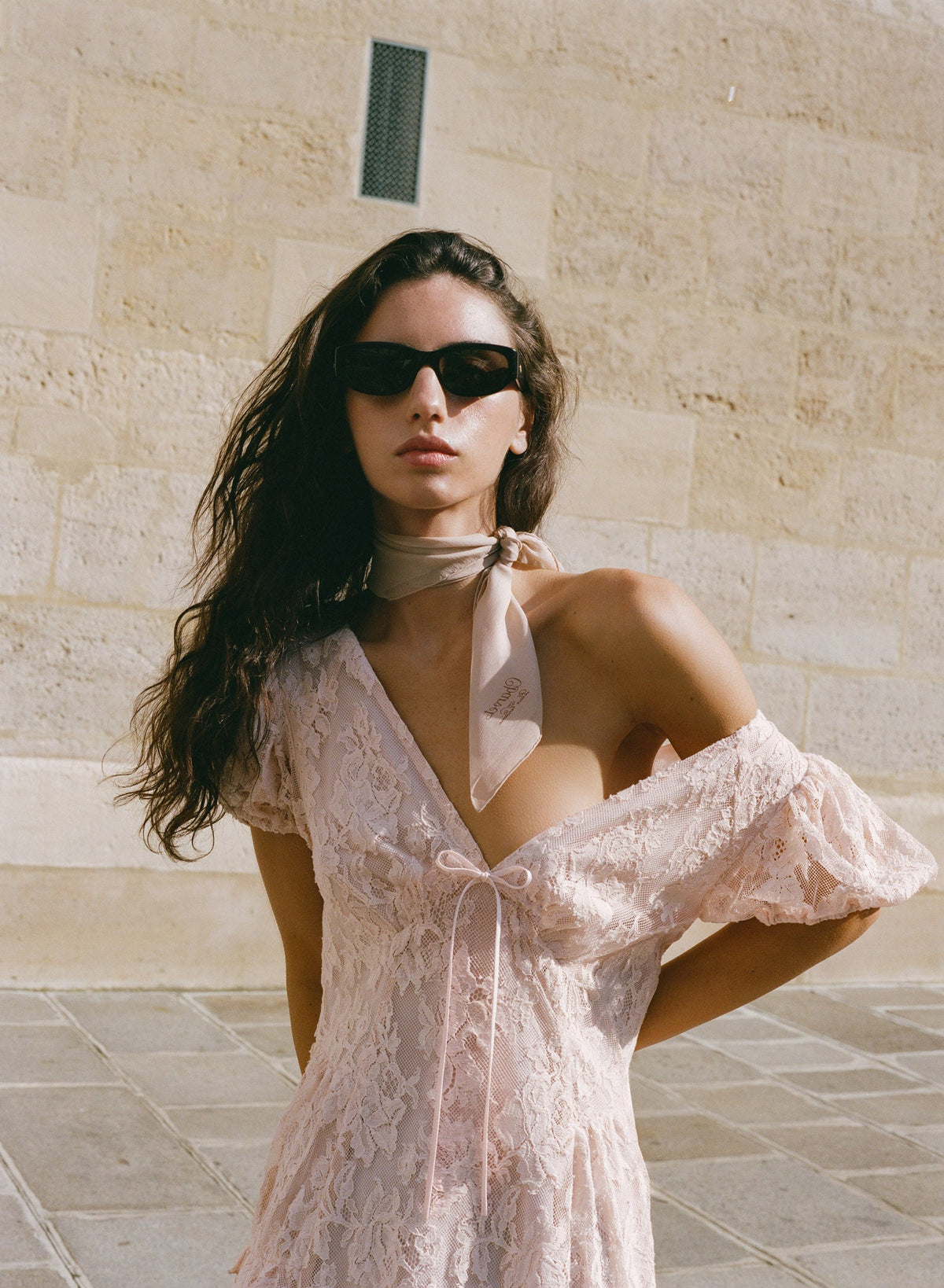 Rosa Midi Dress Pale Pink - For Love & Lemons