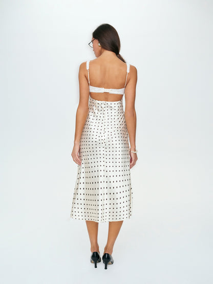 Cienna Midi Dress Cream - For Love & Lemons