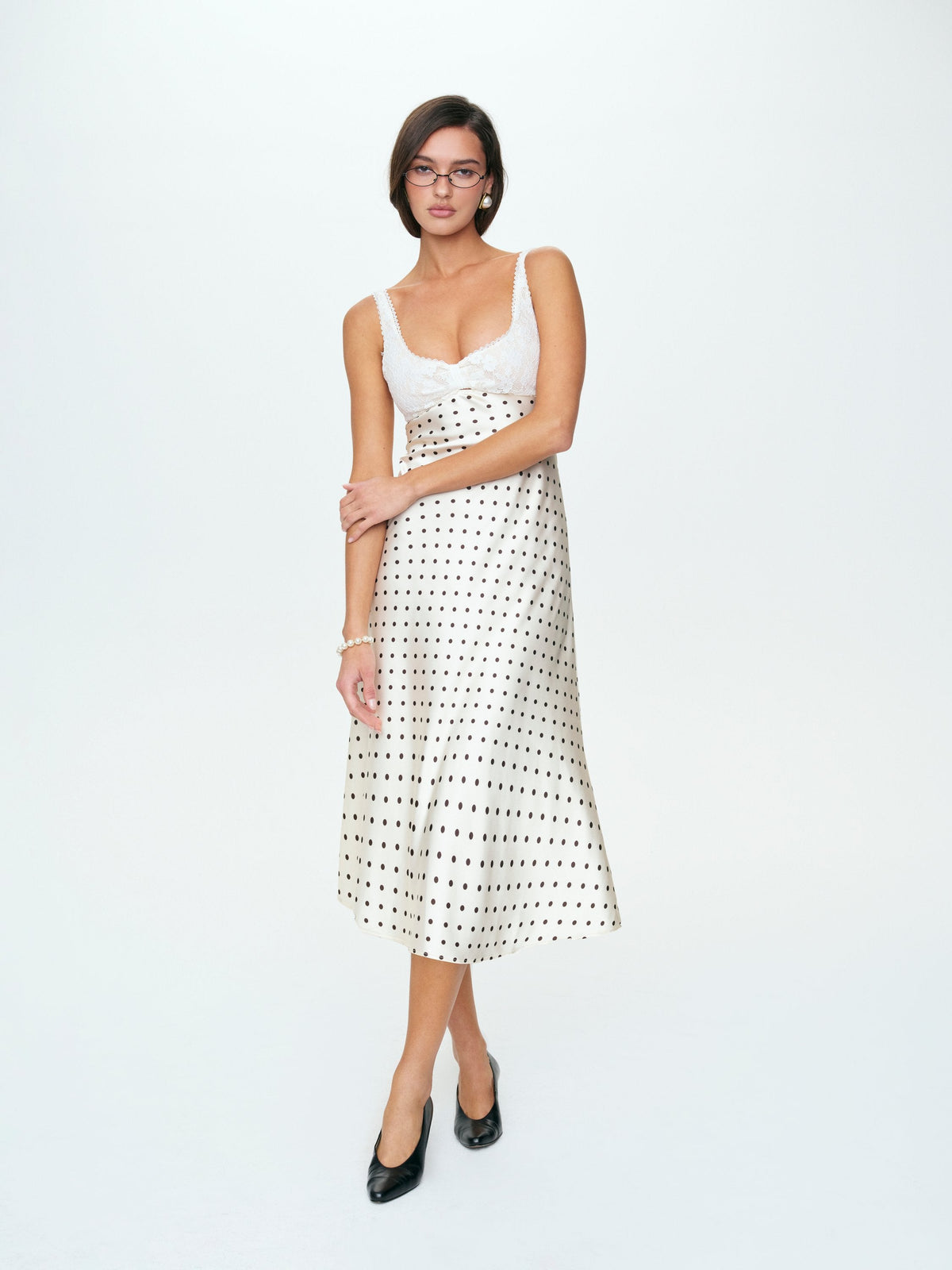 Cienna Midi Dress Cream - For Love & Lemons