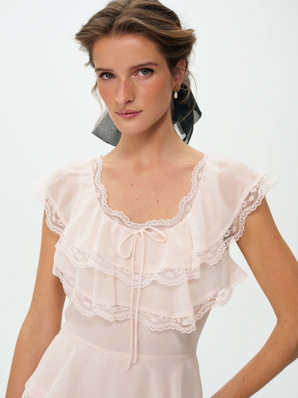 Taylor Midi Dress Light Pink - For Love & Lemons
