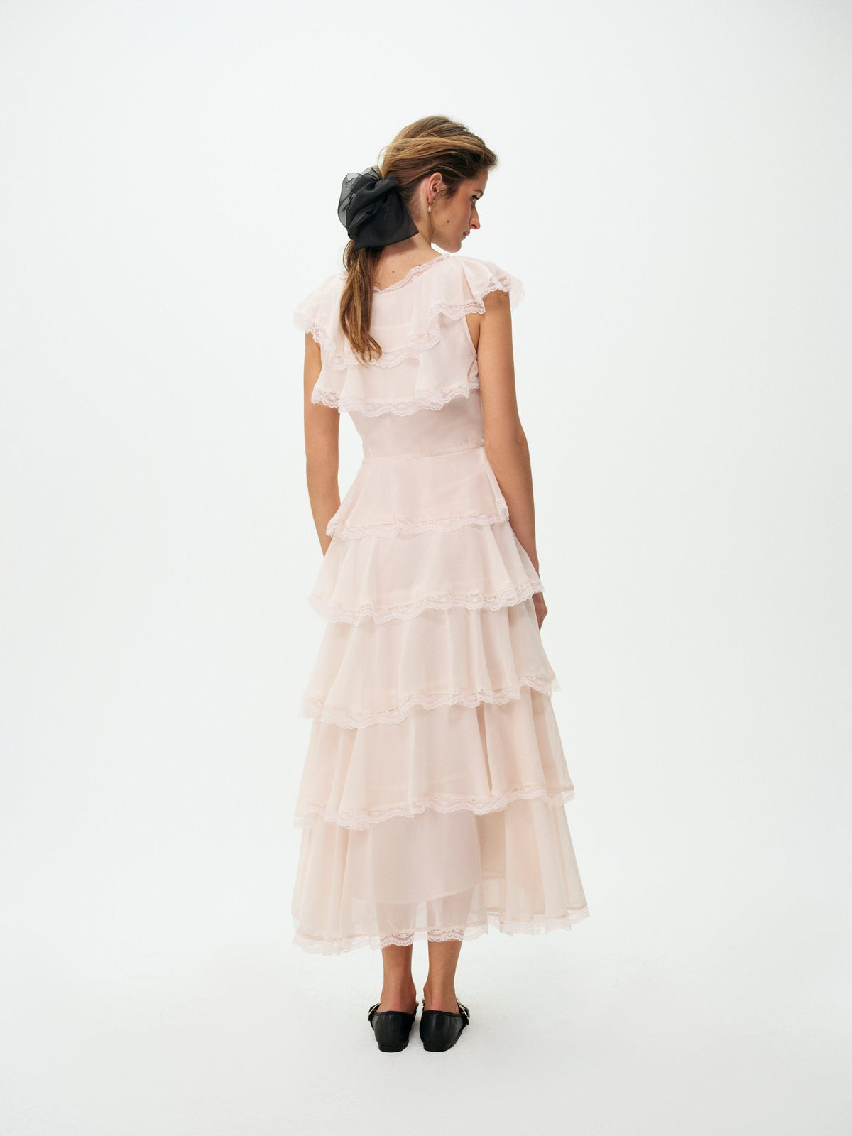 Taylor Midi Dress Light Pink - For Love & Lemons