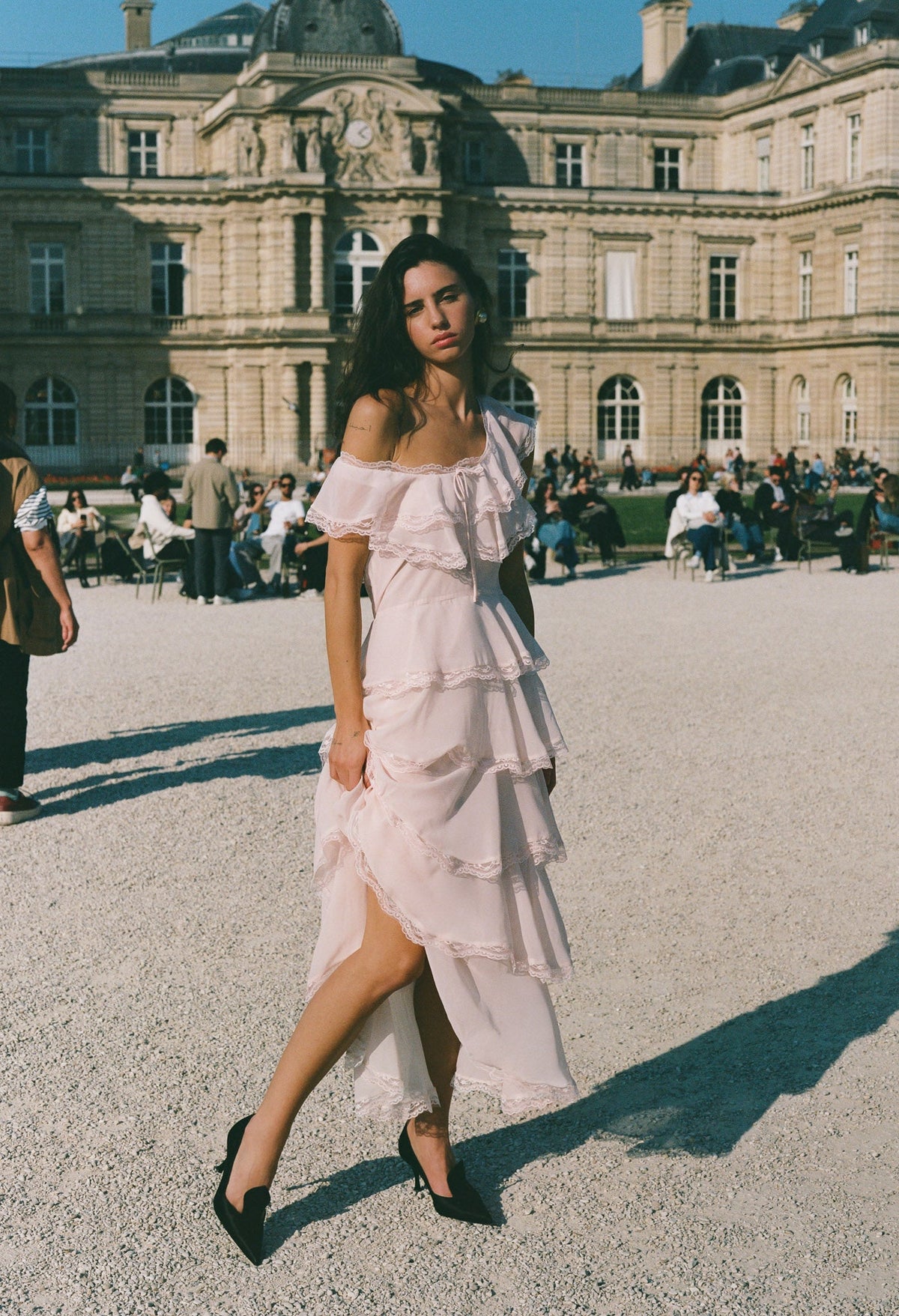 Taylor Midi Dress Light Pink - For Love & Lemons