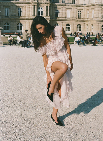 Taylor Midi Dress Light Pink - For Love & Lemons